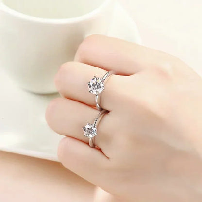 Moissanite Promise Ring